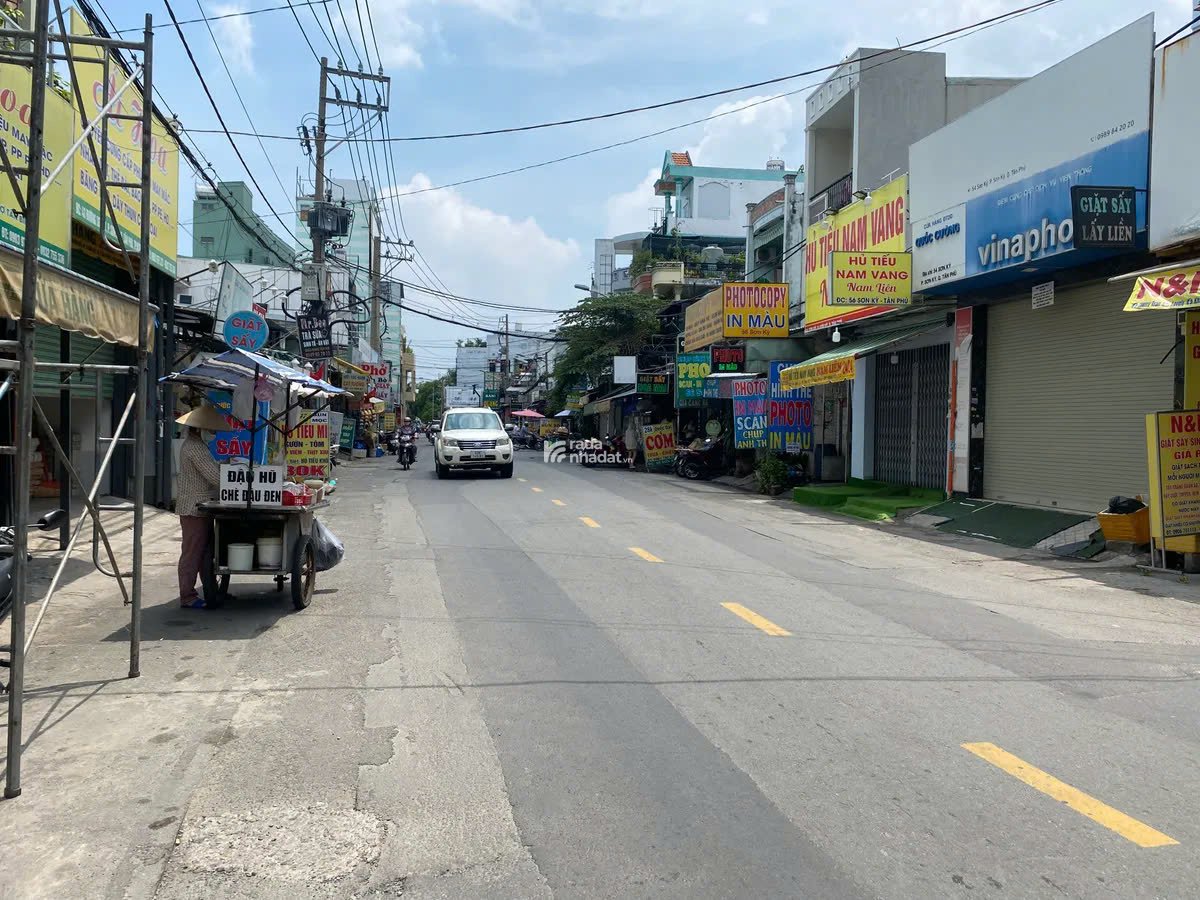 Mặt tiền Sơn Kỳ, 60m2, 4 tầng, tiện kinh doanh, ở, VP đều đỉnh