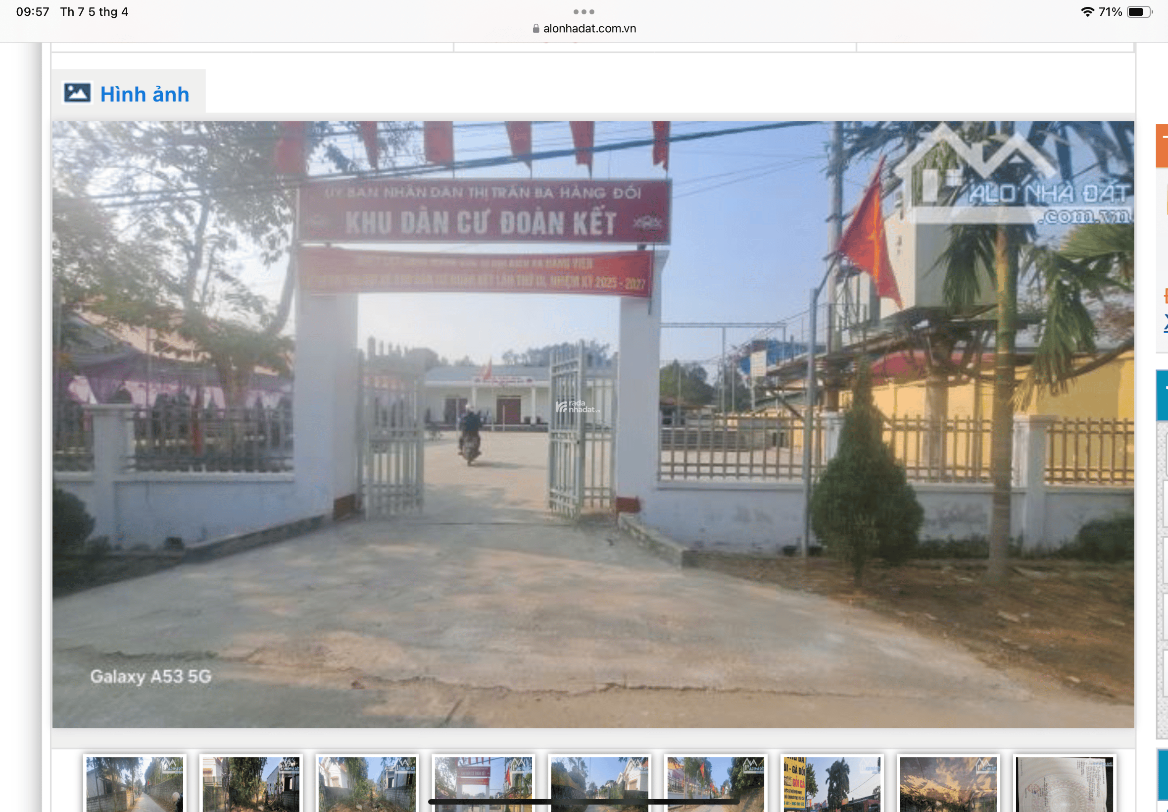 BÁN NHÀ ĐẤT  1535m2-120TCTRUNG TÂM THỊ TRẤN BA HÀNG ĐỒI- LẠC THUỶ HOÀ BÌNH