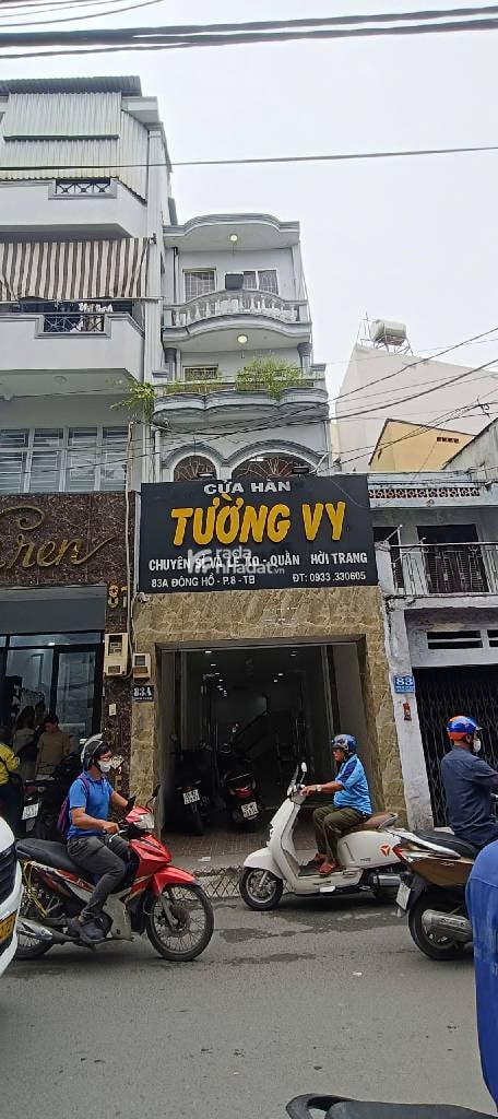 MẶT TIỀN KD ĐÔNG HỒ, TÂN BÌNH, 55M2 CÓ KC Ở NGAY. GIẢM 350TR CHỈ 10.5T