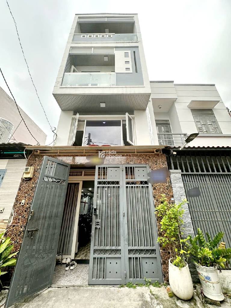 Nhà hẻm 6m, Lê Cơ, Bình Tân, 4 tầng, 4x 16m, 8.8 tỷ 