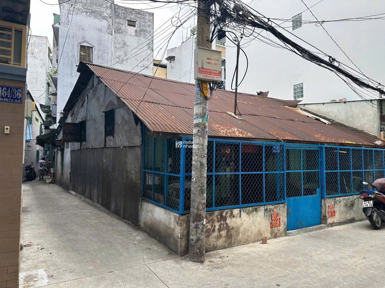 HẺM XE HƠI HOÀ HẢO P5 Q10 - 93m vuông - GIÁ 19 TỶ