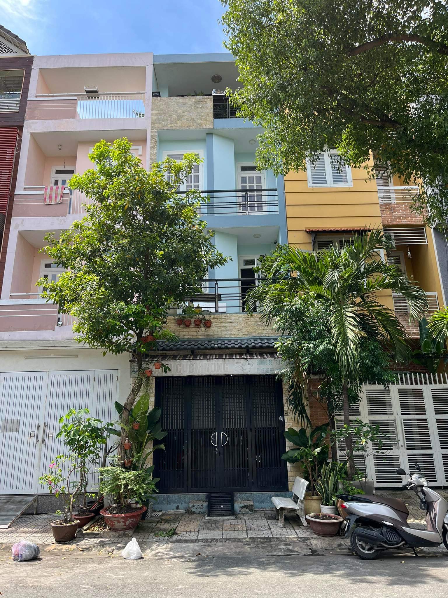 nhà 4 lầu đường 36 phường tân quy Quận 7. cách nguyễn thị thập 50m