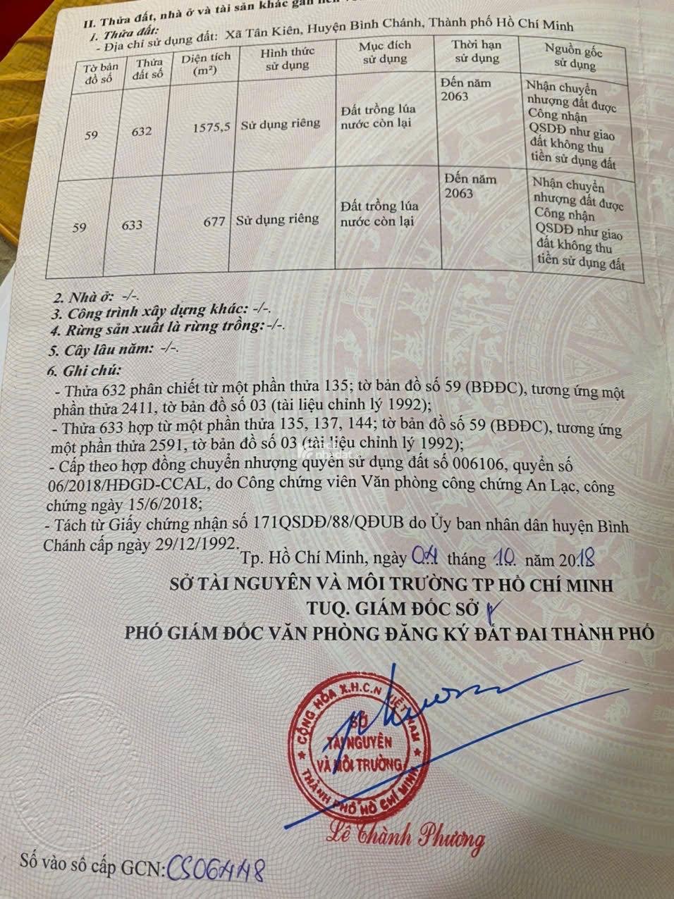 cần bán 1000m2 đất nông nghiệp bình chánh hcm