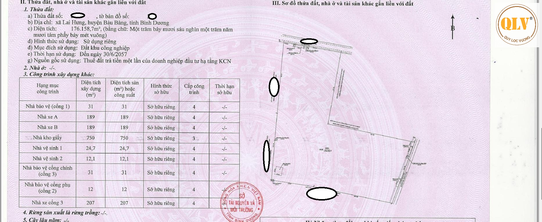 BÁN NHÀ XƯỞNG KCN BÀU BÀNG, BÌNH DƯƠNG 176.159m2