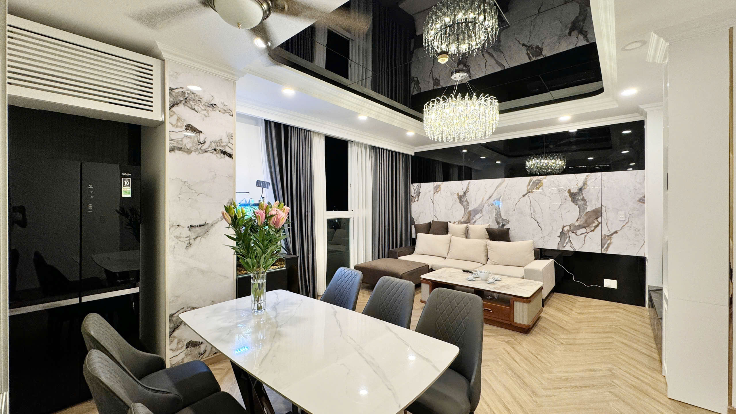 BÁN CĂN HỘ 105m2 BLOCK D FULL NỘI THẤT CC BELLEZA QUẬN 7