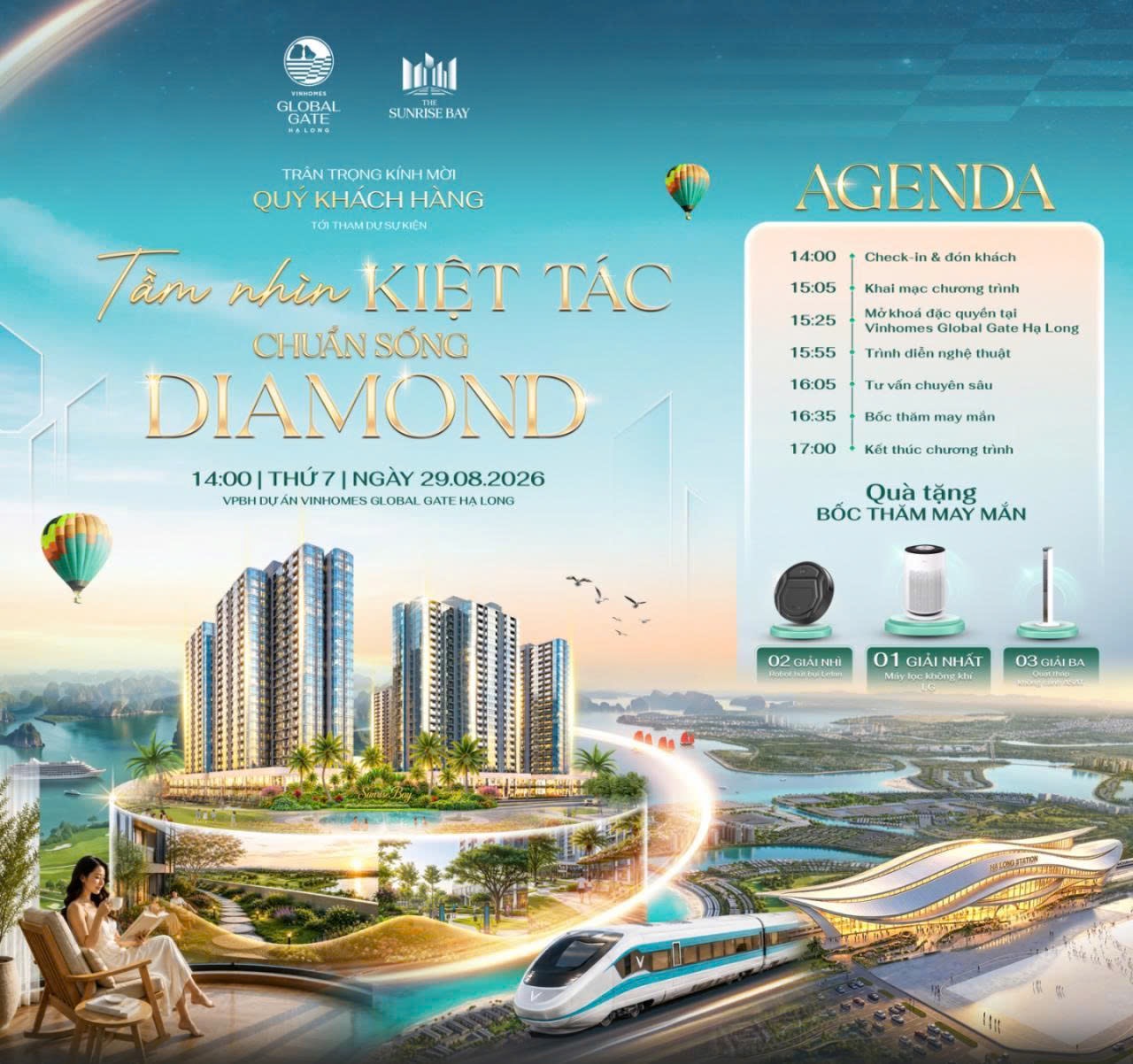 The Sunrise Bay Hạ Long áp dụng cho 150 khách hàng đầu tiên
