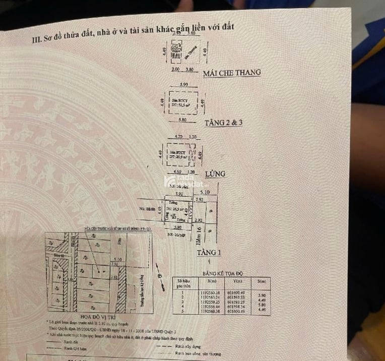 Bán nhà đẹp 5 tầng, ngay dòng Chúa cứu thế Kỳ Đồng Quận 3