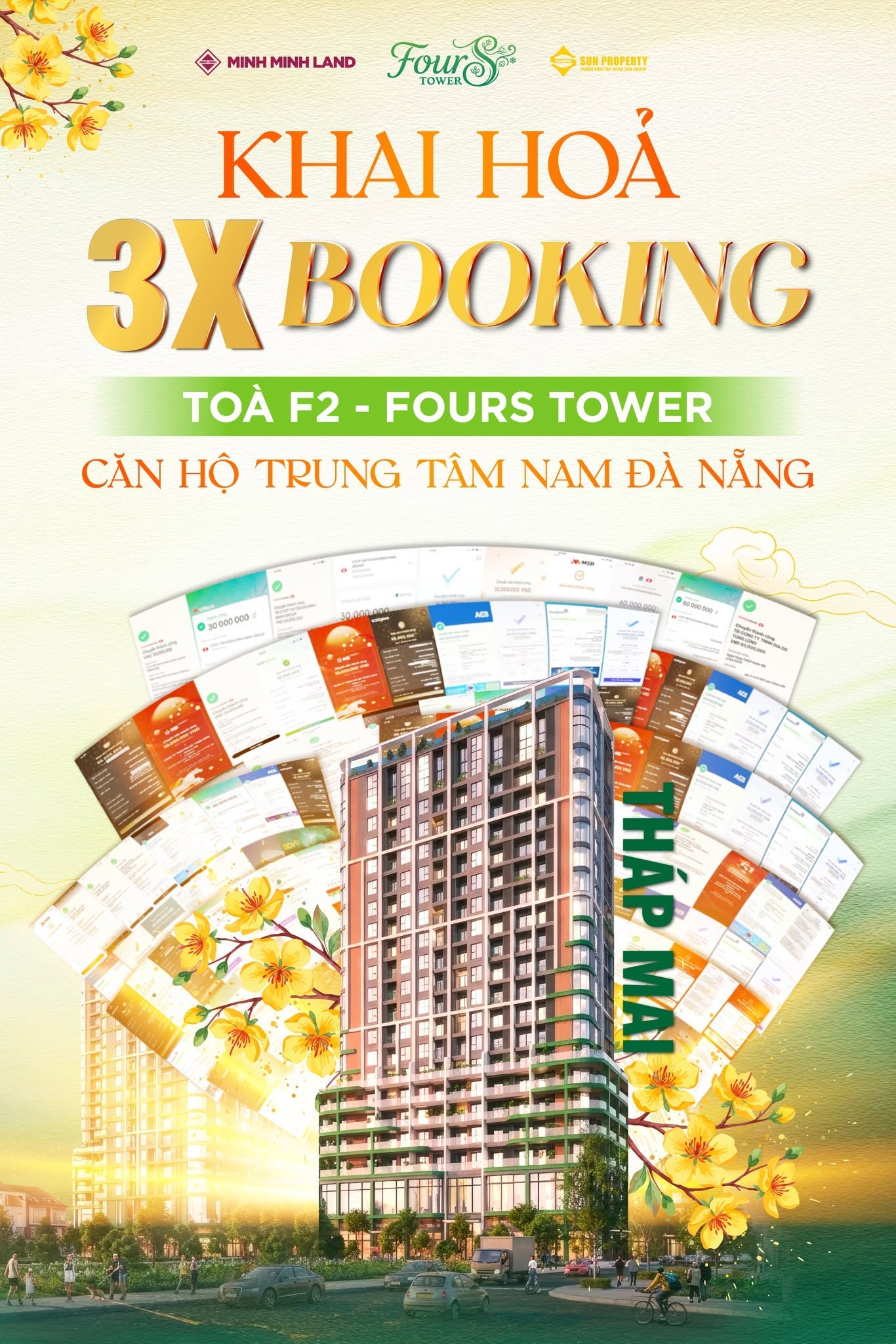 FOURS TOWER CĂN HỘ SUN GROUP TẠI ĐÀ NẴNG, GIÁ TỪ 2 TỶ/CĂN