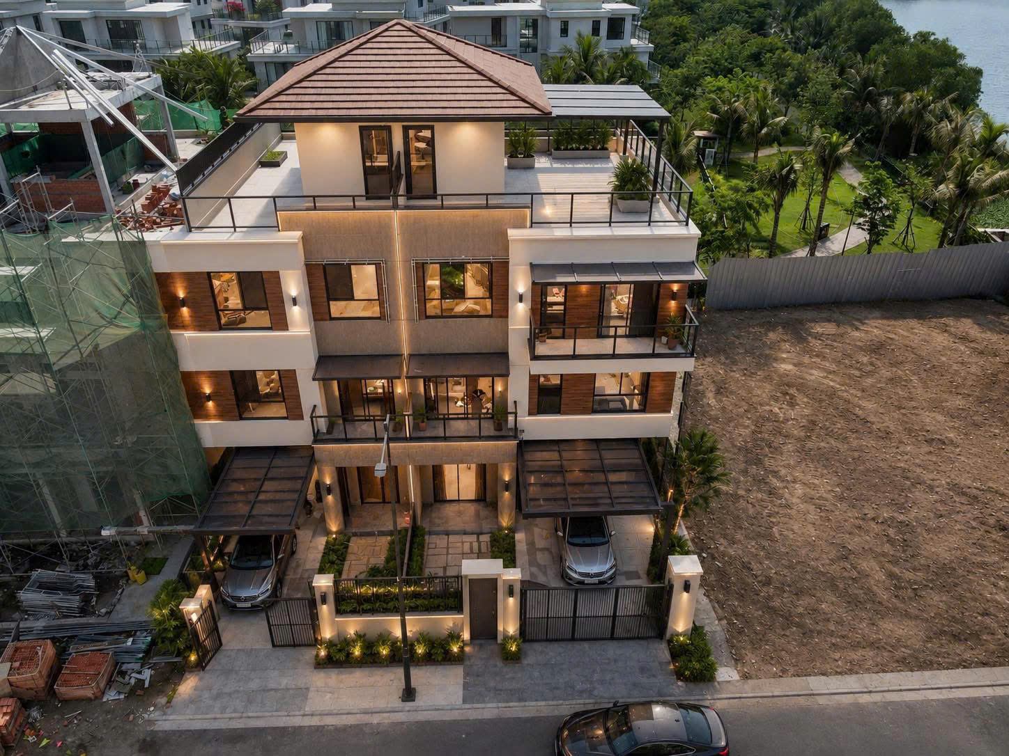 Nhà Phố Ven Sông Trellia Cove, Mizuki Park (26ha) Nguyễn Văn Linh, Bình Chánh, 249m2 - 18,4 tỷ