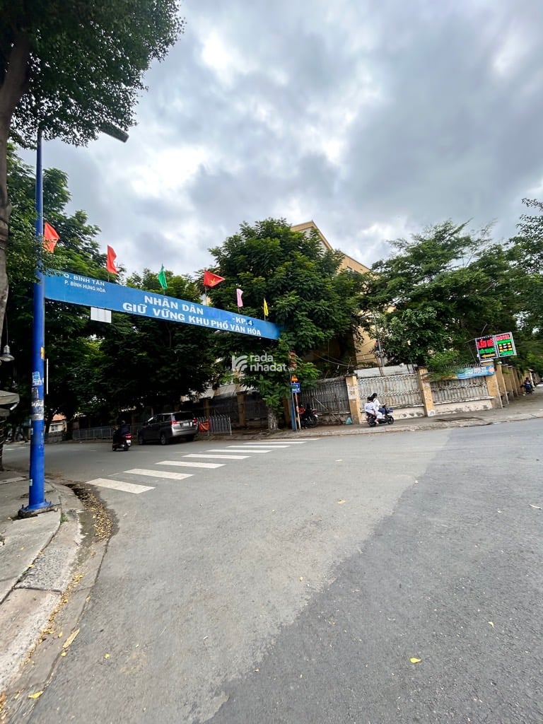 BÁN NHÀ MẶT TIỀN KINH DOANH 100M2 4 TẦNG 14.5 TỶ TRƯỜNG THCS NGUYỄN TRÃI BÌNH HƯNG HOÀ BÌNH TÂN