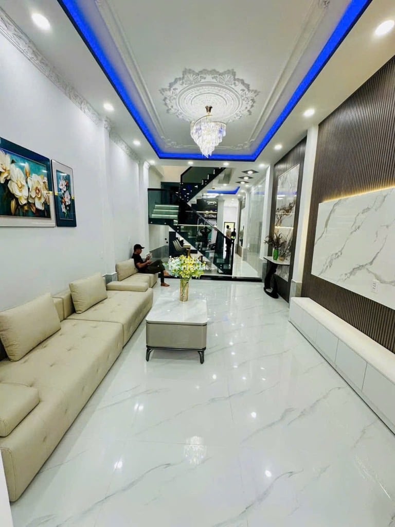 7.2T, NHÀ ĐẸP XÂY MỚI, HẺM 458 HUỲNH TẤN PHÁT, P. TÂN THUẬN, Q7. CÓ PHÒNG NGỦ TẦNG TRỆT, 100M2 M2. 