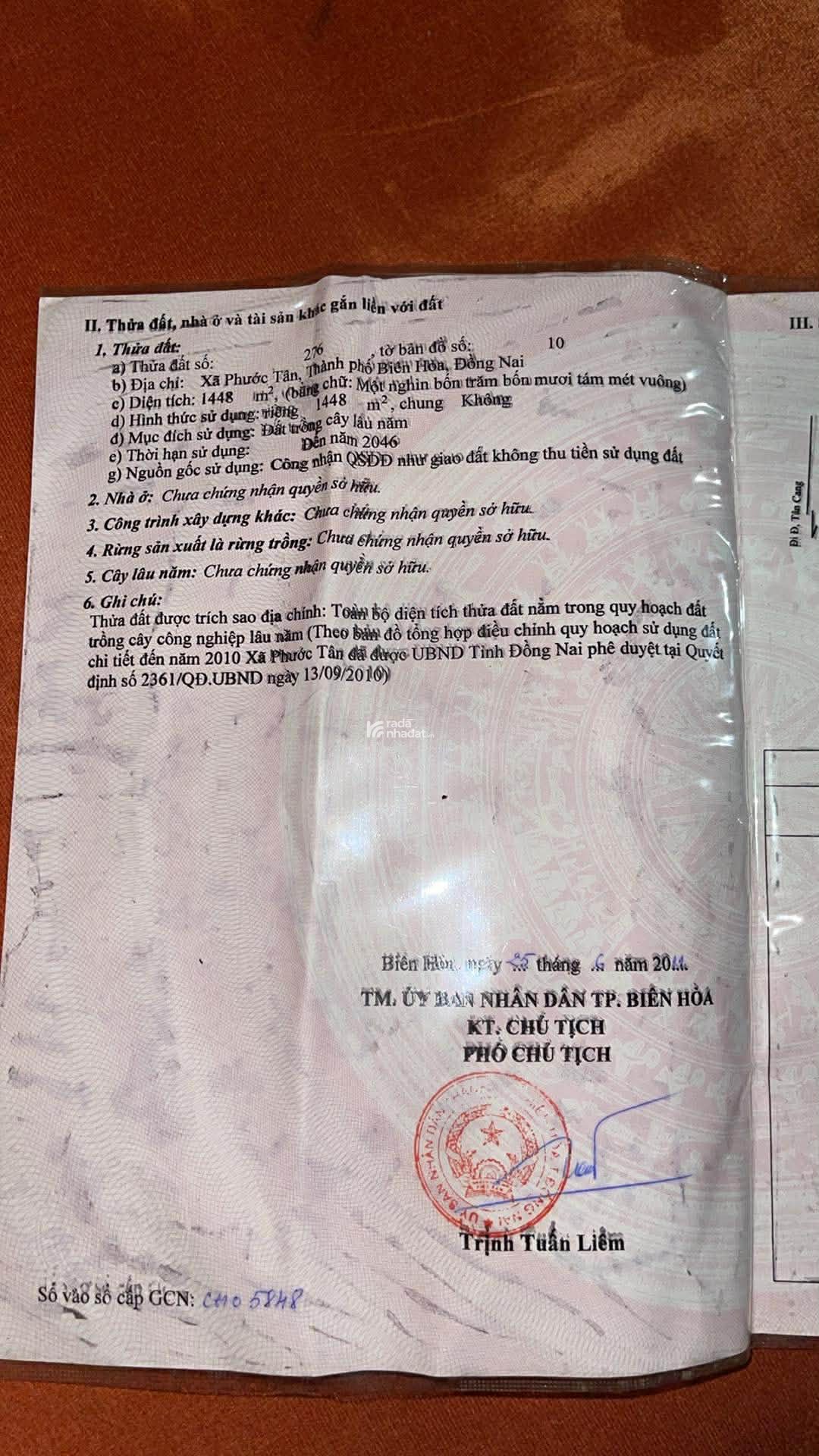 Gấp bán đất nông nghiệp giá tốt tại Đồng Nai