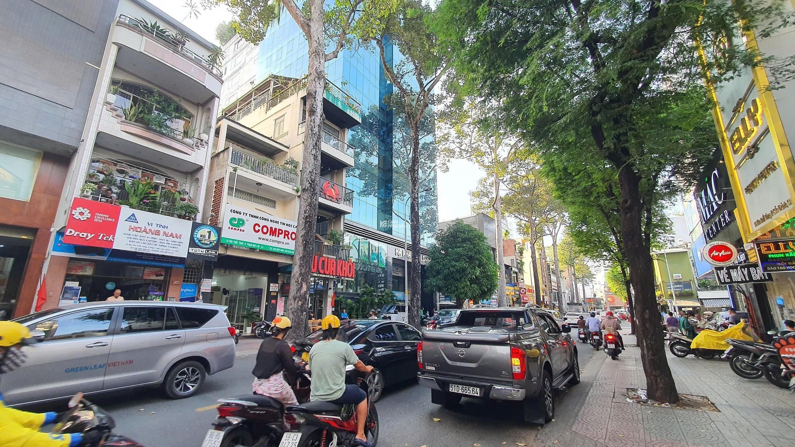 BÁN NHÀ MT HIẾM CÓ_TÔN THẤT TÙNG, P. BẾN THÀNH, Q,1_DT: 9.6x26m_NỞ HẬU_320 TỶ TL