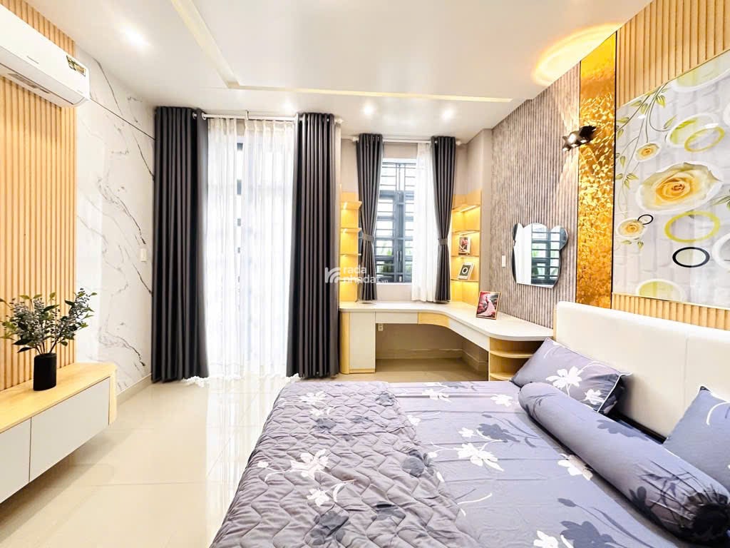 Nhà mới 4 tầng ngay Dream Home   Đường số 59  P14  Gò Vấp  Hẻm 8m 4x19m Giá 11.7 Tỷ 