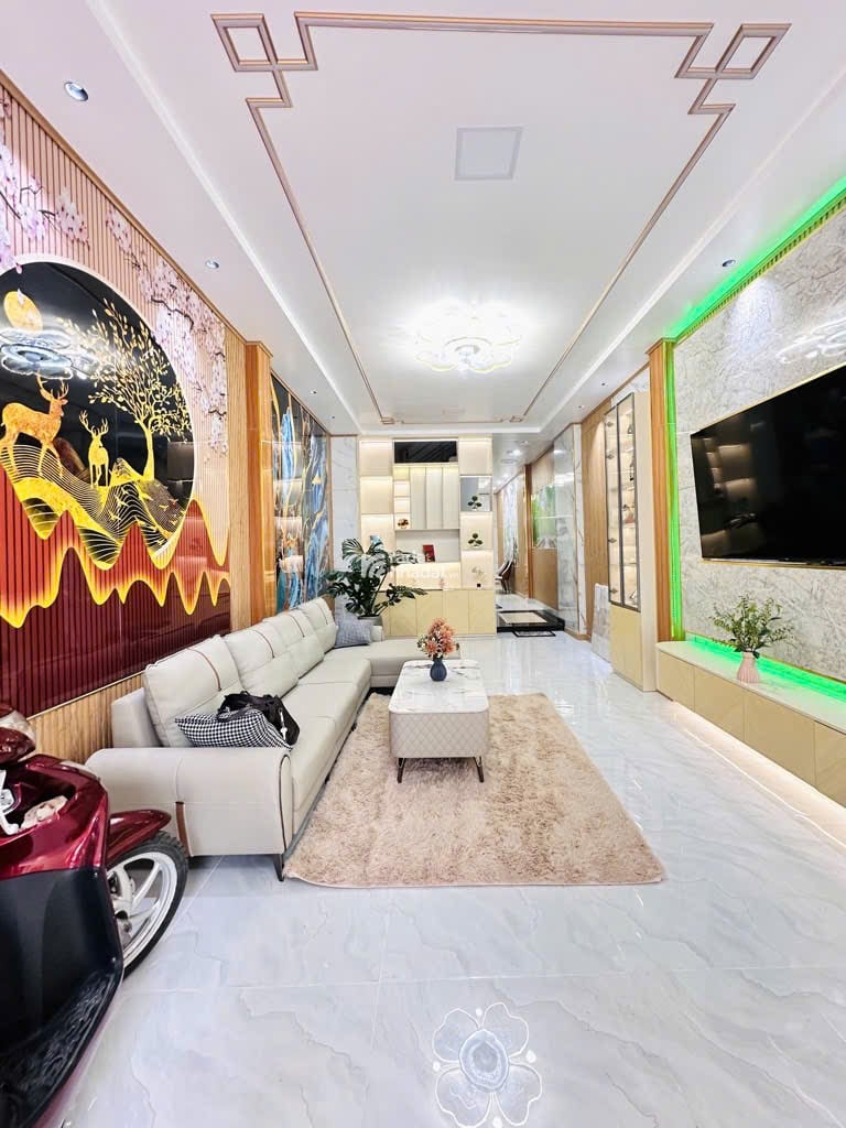 Nhà mới 4 tầng ngay Dream Home   Đường số 59  P14  Gò Vấp  Hẻm 8m 4x19m Giá 11.7 Tỷ 