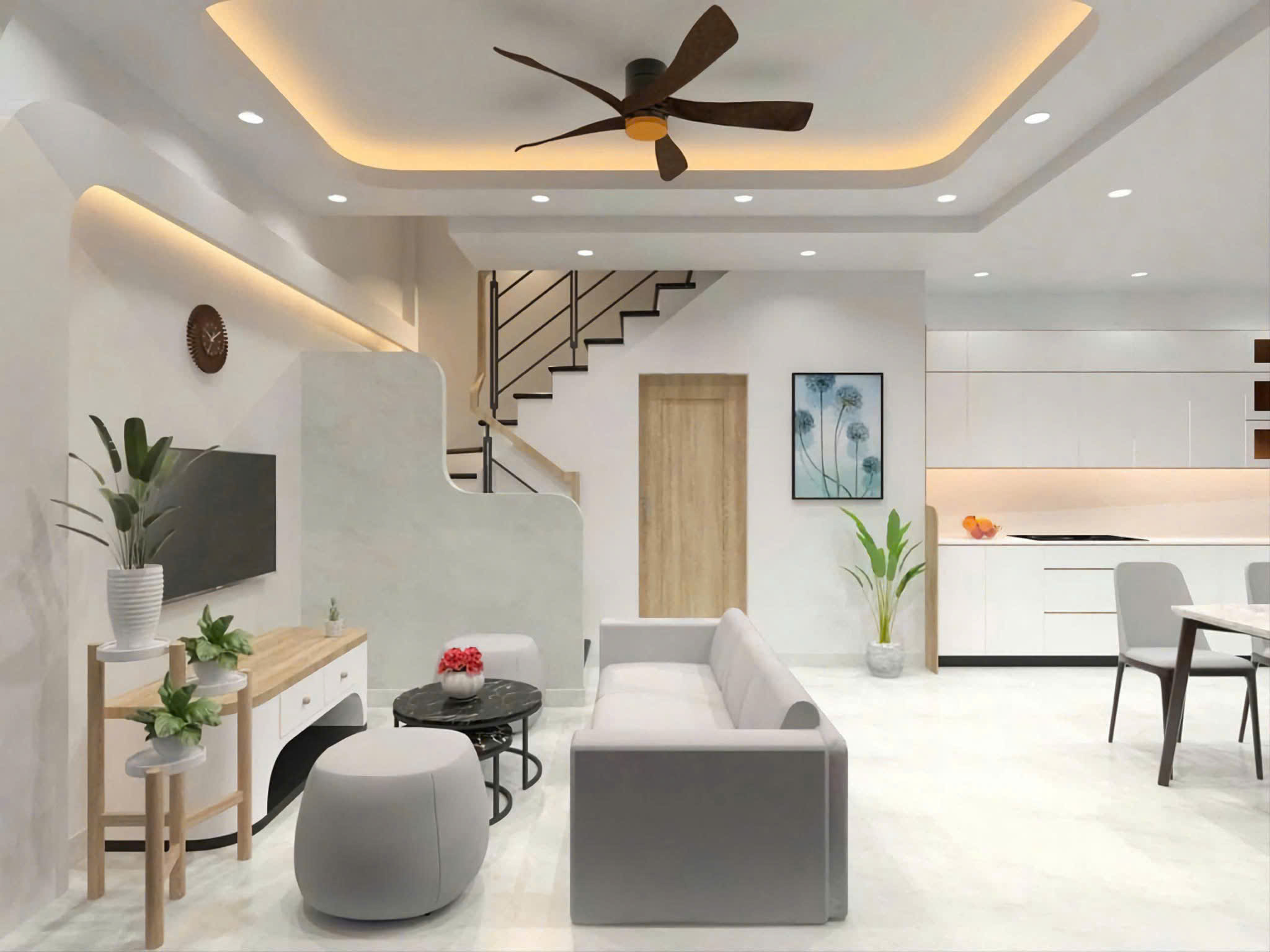 Nhỉnh 4 tỷ sở hữu ngay nhà ngang khủng 7m, đường Ngô Tất Tố, Bình Thạnh, 63m2 SHR, full nội thất