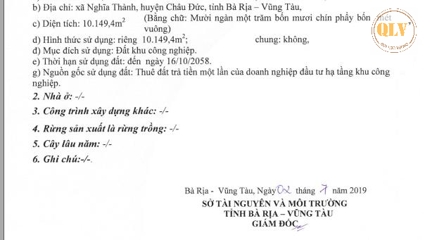 BÁN 3 LÔ ĐẤT LIỀN KỀ  KCN CHÂU ĐỨC, NGHĨA THÀNH, BRVT