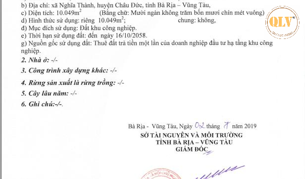 BÁN 3 LÔ ĐẤT LIỀN KỀ  KCN CHÂU ĐỨC, NGHĨA THÀNH, BRVT