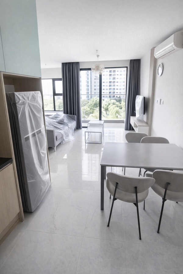 Căn 2PN1 đẹp S6.01 The Origami, diện tích 69,20m2, giá 3,86tỷ