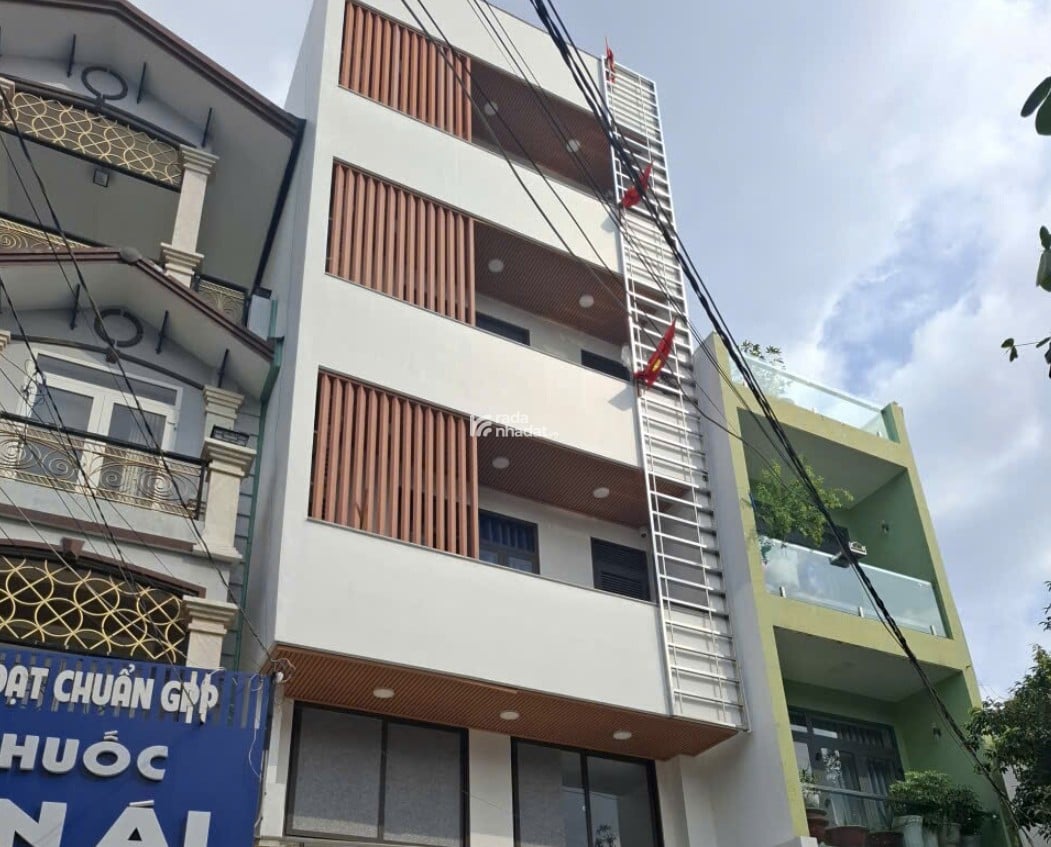 BÁN CHDV 6 TẦNG - 140M2 - GIÁ 22.7 TỶ - MẶT TIỀN XE HƠI 8M - TÂN BÌNH