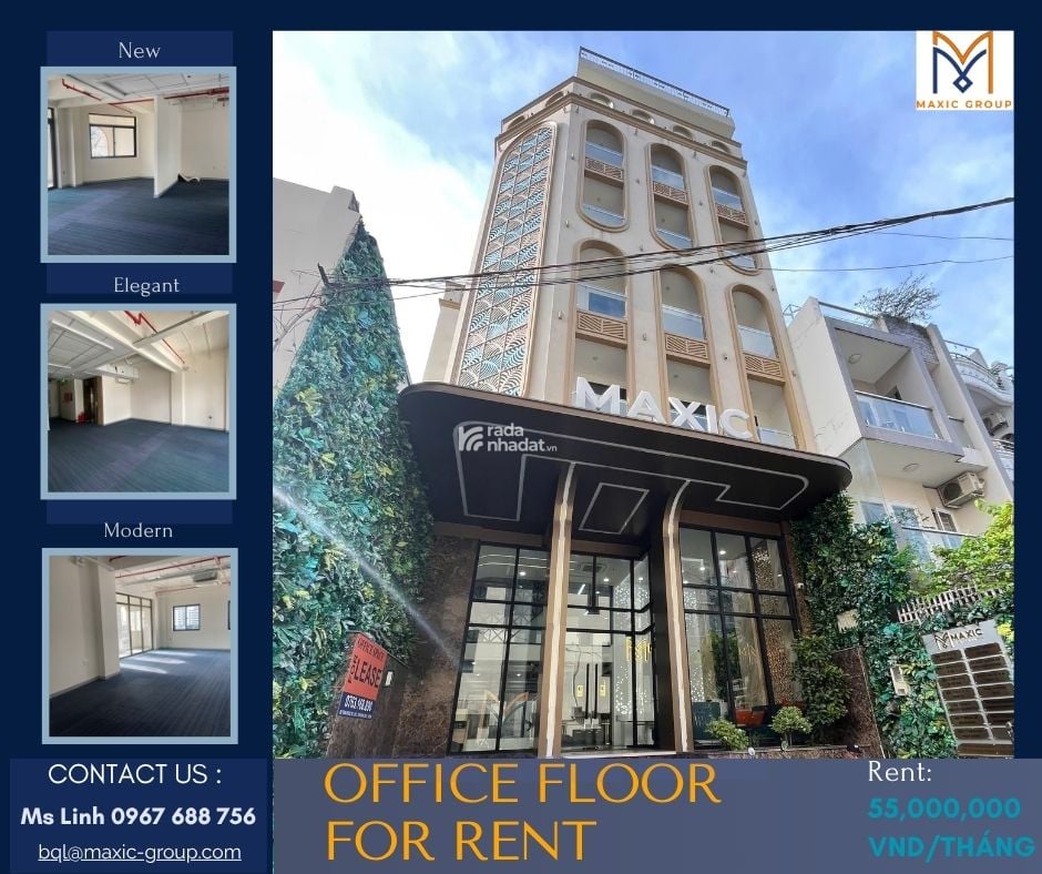 CHO THUÊ VĂN PHÒNG HOÀN THIỆN TẦNG 5 TÒA NHÀ MAXIC