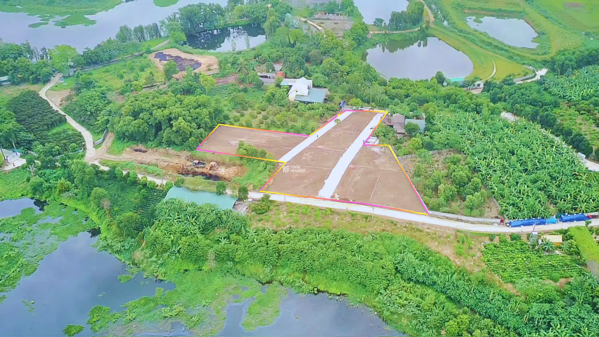 Khu đất 09 thửa đất phân lô 300-500 m2 tại xã Suối Hai, thành phố Hà Nội (Ba Trại,Ba Vì, Hà Nội)