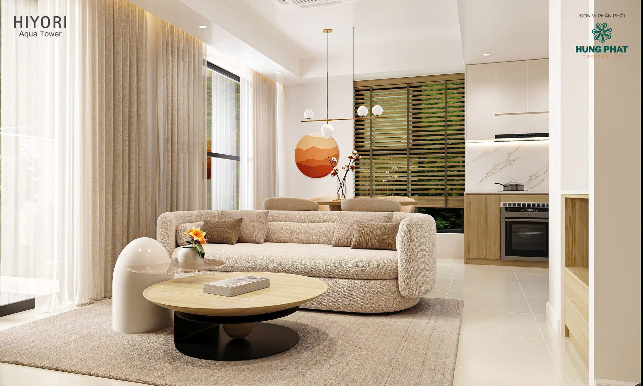 Bán căn hộ 2pn, 2wc tại hiyori aqua tower, giá chỉ từ 3,8 tỷ, view trực diện biển