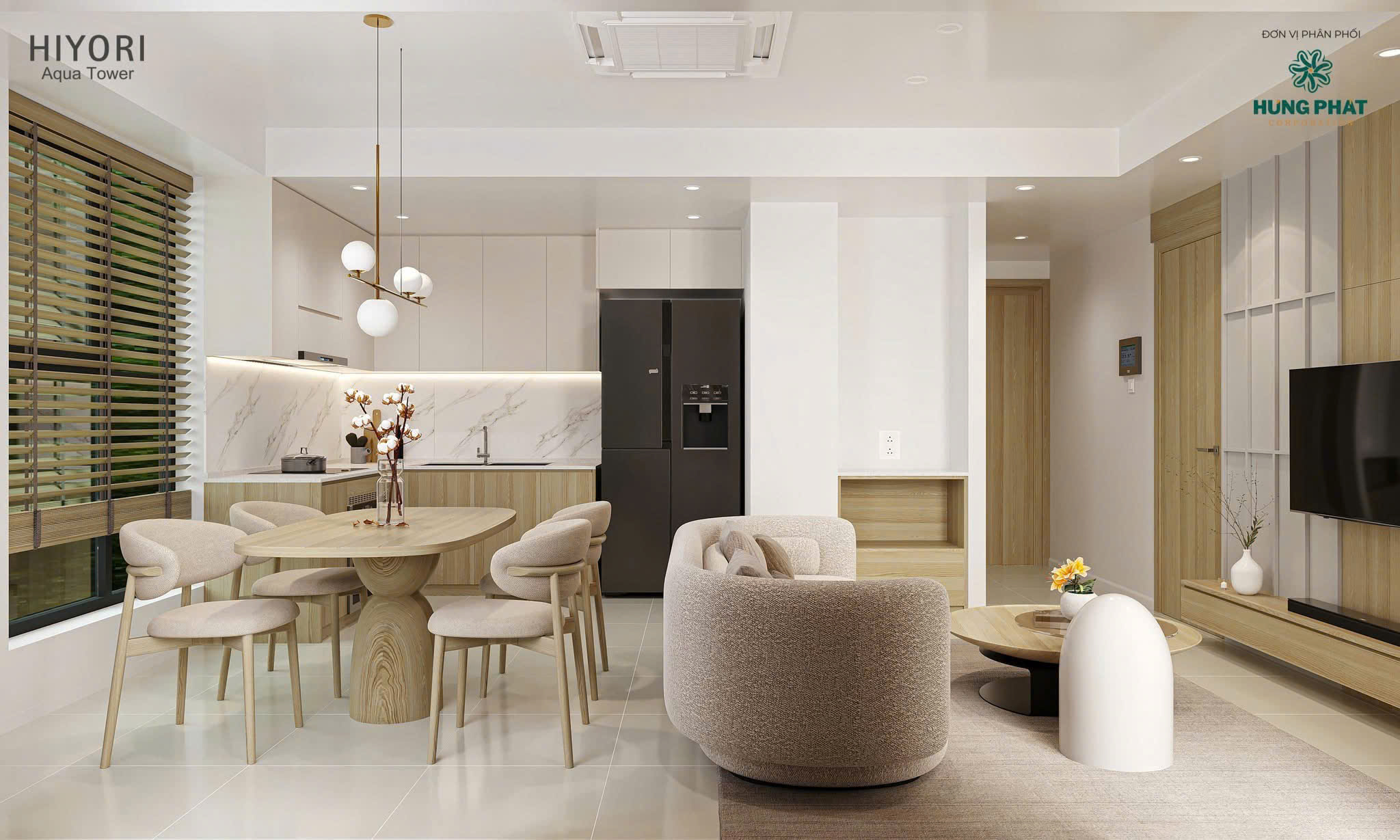 Bán căn hộ 2pn, 2wc tại hiyori aqua tower, giá chỉ từ 3,8 tỷ, view trực diện biển