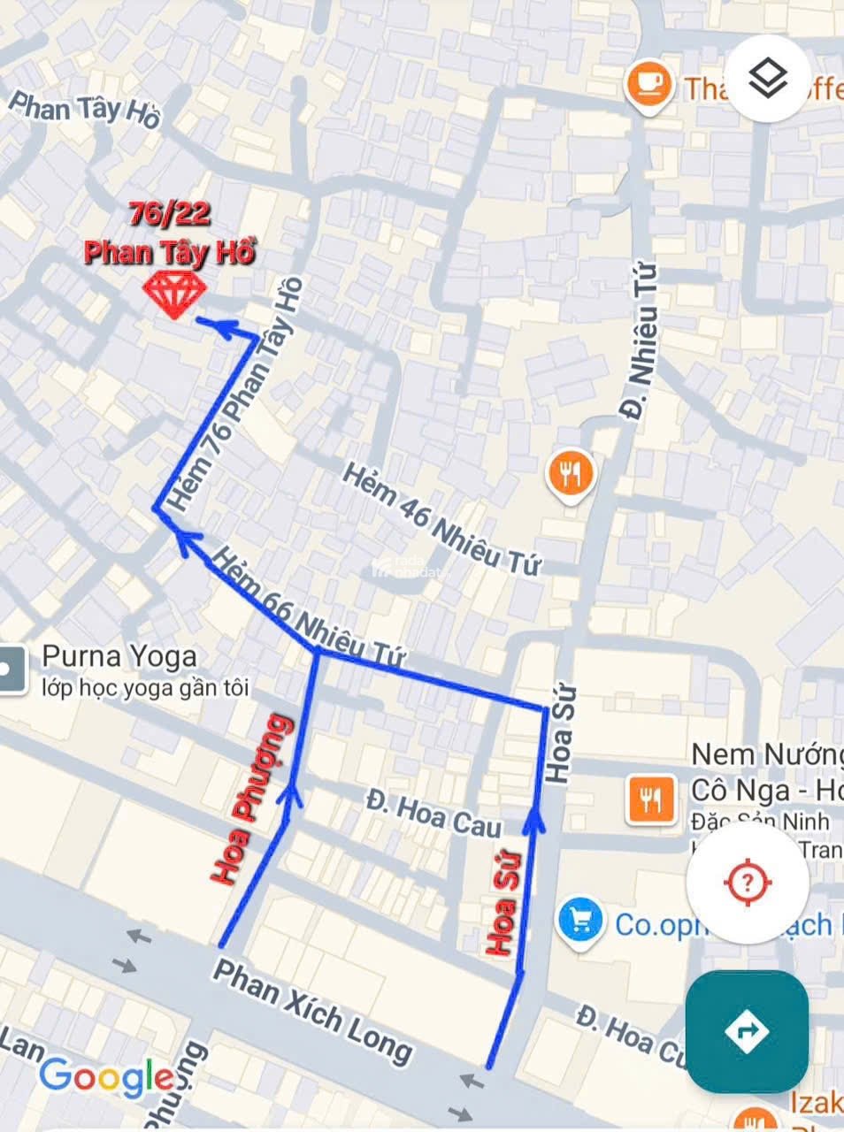 Bán nhà khu vực Phan Xích Long P7 Phú Nhuận 6tỷ