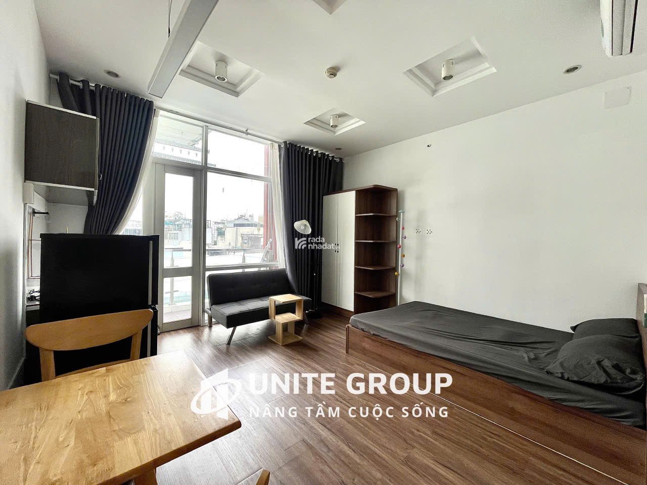 Cho thuê căn hộ studio ban công full nội thất cư xá đô thành Q3 gần chợ Bàn Cờ, ĐH Kinh Tế, Tao Đàn