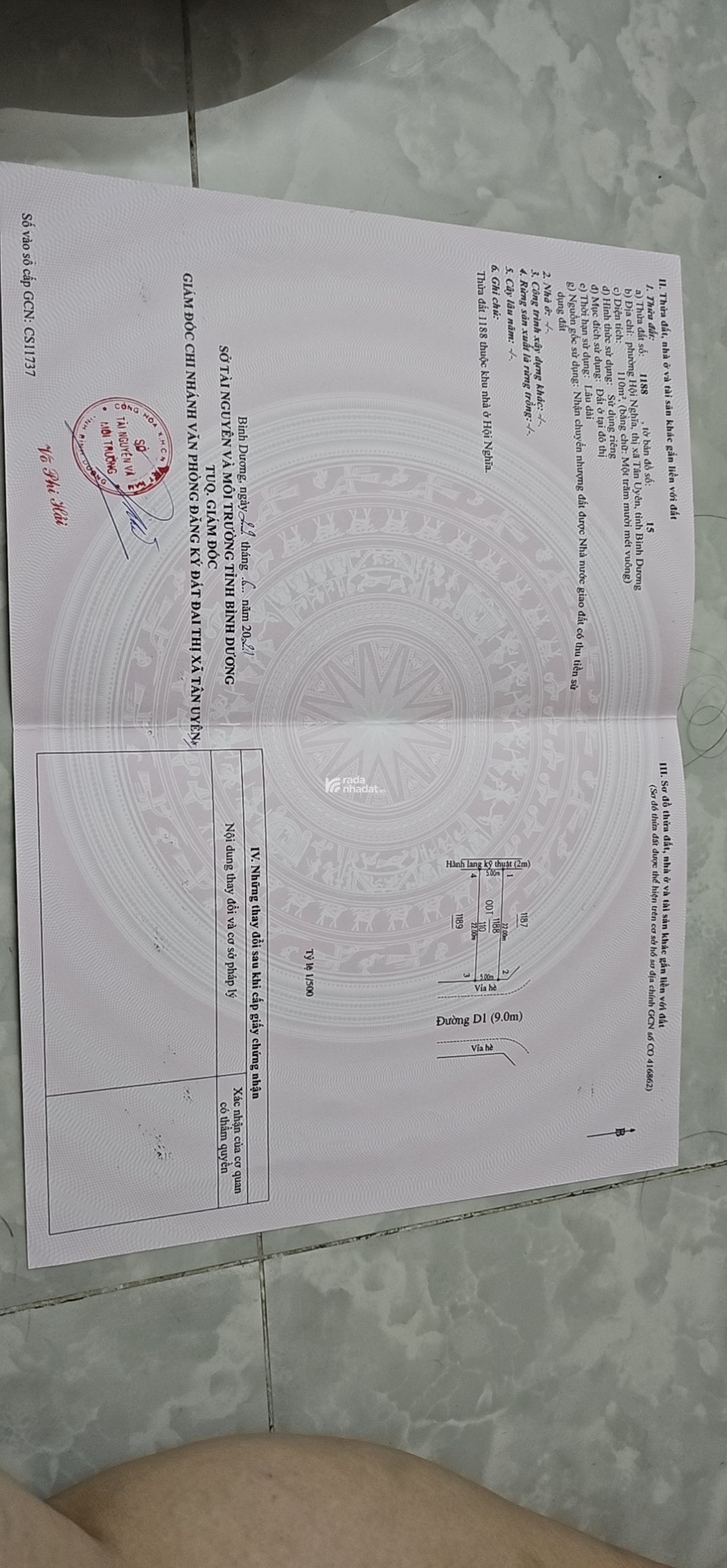 Tôi cần bán lô đất Khu dân cư hôi nghĩa