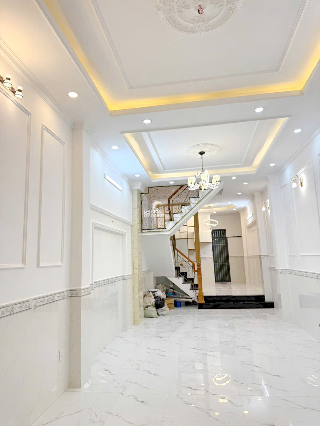 Bán nhà mới 2 lầu mặt tiền đường NB Vàm Luông Phường 6 Quận 8