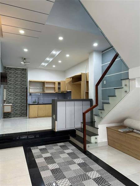 VỊ TRÍ ĐẸP - HẺM XE TẢI 7M VI VU THÔNG - NHÀ 4 TẦNG KIÊN CỐ MỚI ĐẸP - 64M2 - 4*16M - NGAY GÒ XOÀI