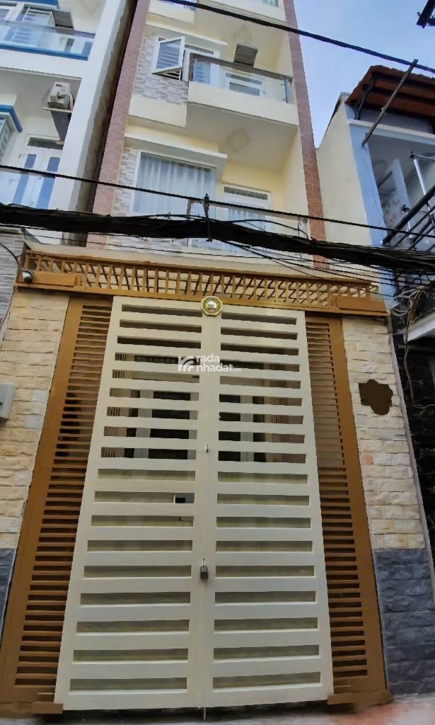 4 TẦNG BTCT - 5PN -DT: 3.5*10.5M (34M2) - CƯ XÁ PHÚ LÂM A - QUẬN 6 - SÁT HẺM XE HƠI - GIÁ 5 TỶ TL