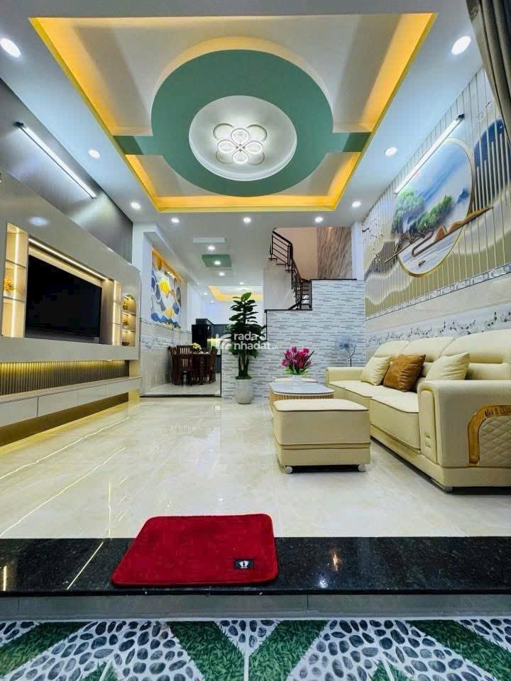 Nhà 3 tầng đường số 59  An Hội Tây  Gò Vấp  4.5x15m  Hẻm 4m  Giá 5.95 Tỷ thương lượng