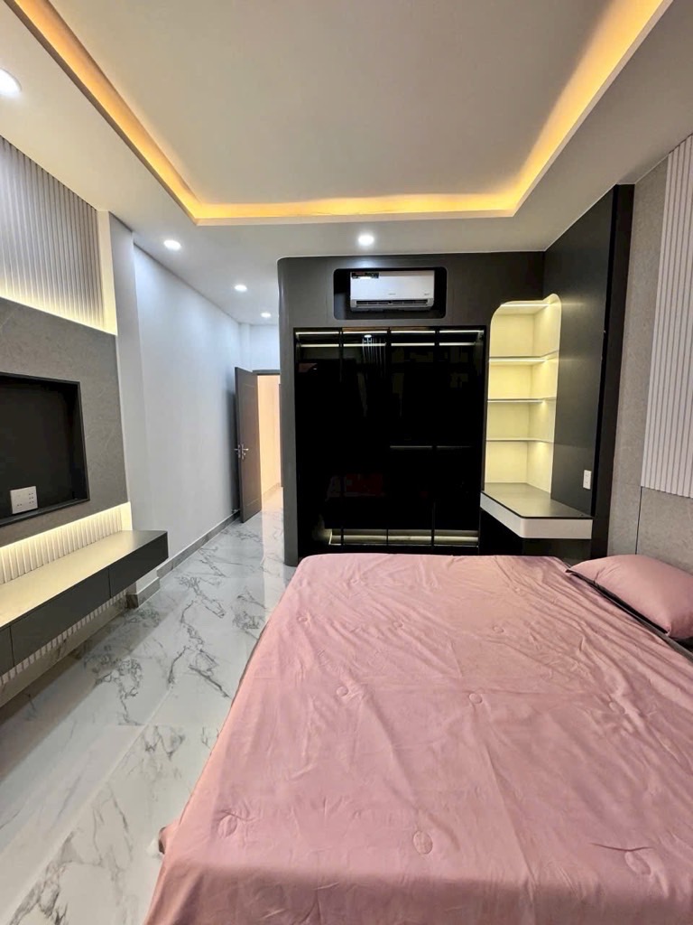 SIÊU PHẨM NHÀ MỚI VÔ Ở NGAY TẶNG FULL NỘI THẤT- HẺM XE HƠI THÔNG 1 TRỤC - HUỲNH VĂN NGHỆ PHƯỜNG 1