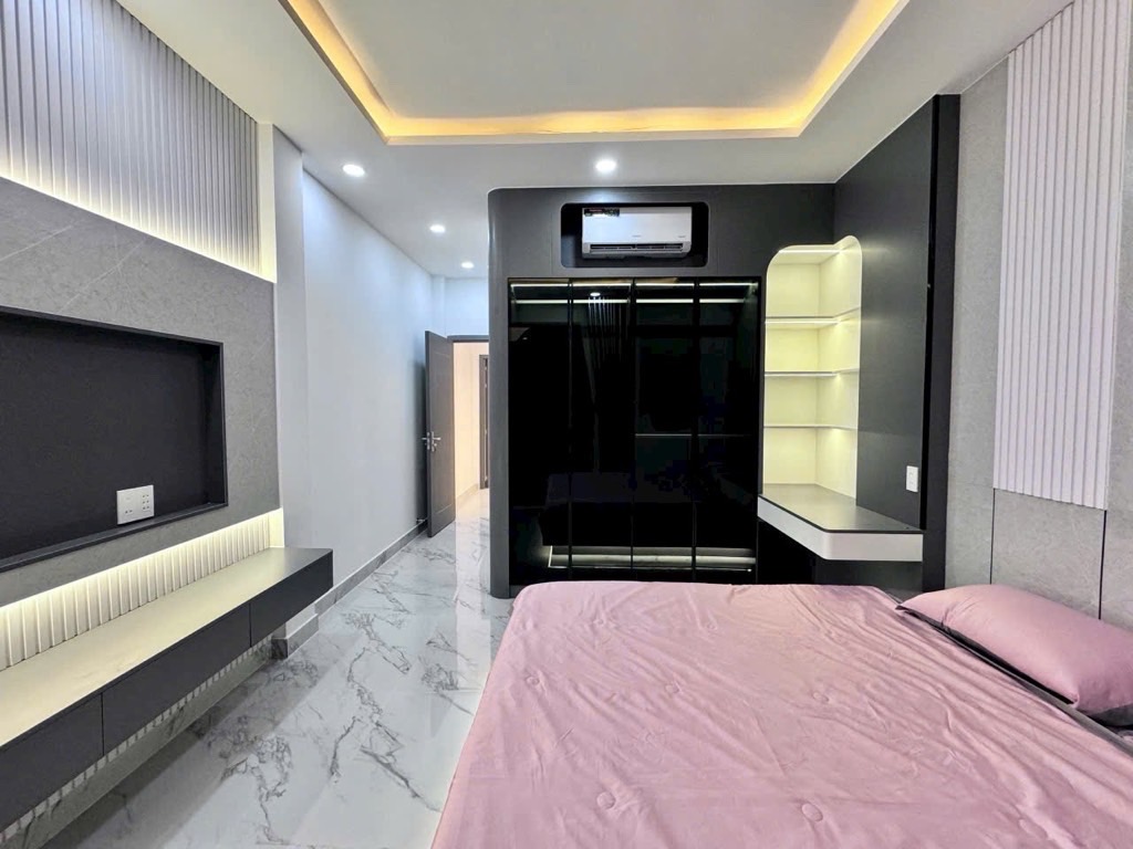 SIÊU PHẨM NHÀ MỚI VÔ Ở NGAY TẶNG FULL NỘI THẤT- HẺM XE HƠI THÔNG 1 TRỤC - HUỲNH VĂN NGHỆ PHƯỜNG 1