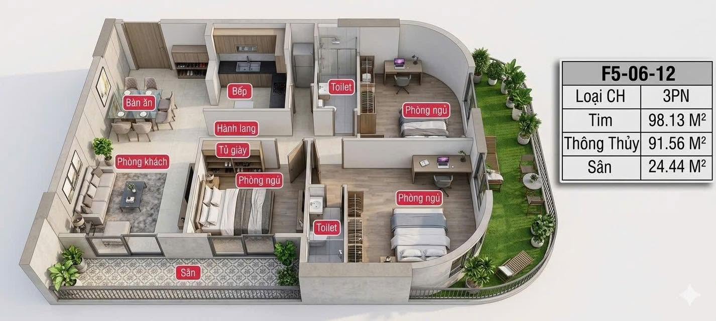  CĂN HỘ VIEW BIỂN TRUNG TÂM NAM ĐÀ NẴNG CHỈ TỪ 1,6 Tỷ