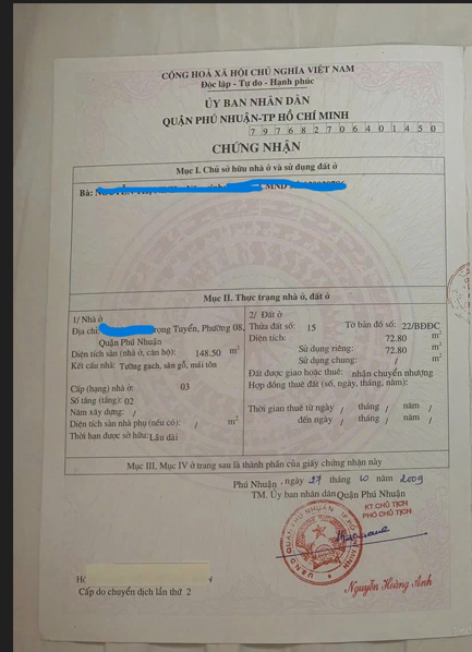 HOT: BÁN NHÀ MẶT TIỀN NGUYỄN TRỌNG TUYỂN , P8 , PHÚ NHUẬN (5m x18m), 3 TẦNG, 14 TỶ