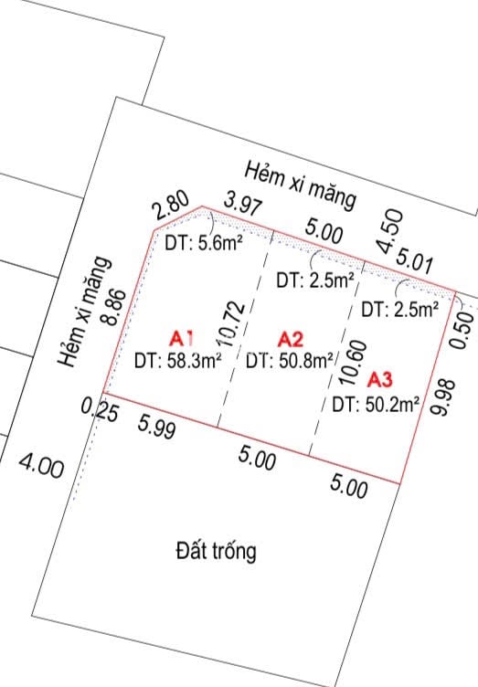 BÁN LÔ ĐẤT 53m2 HXH - ĐƯỜNG 24, LINH ĐÔNG - 4,3 TỶ TL