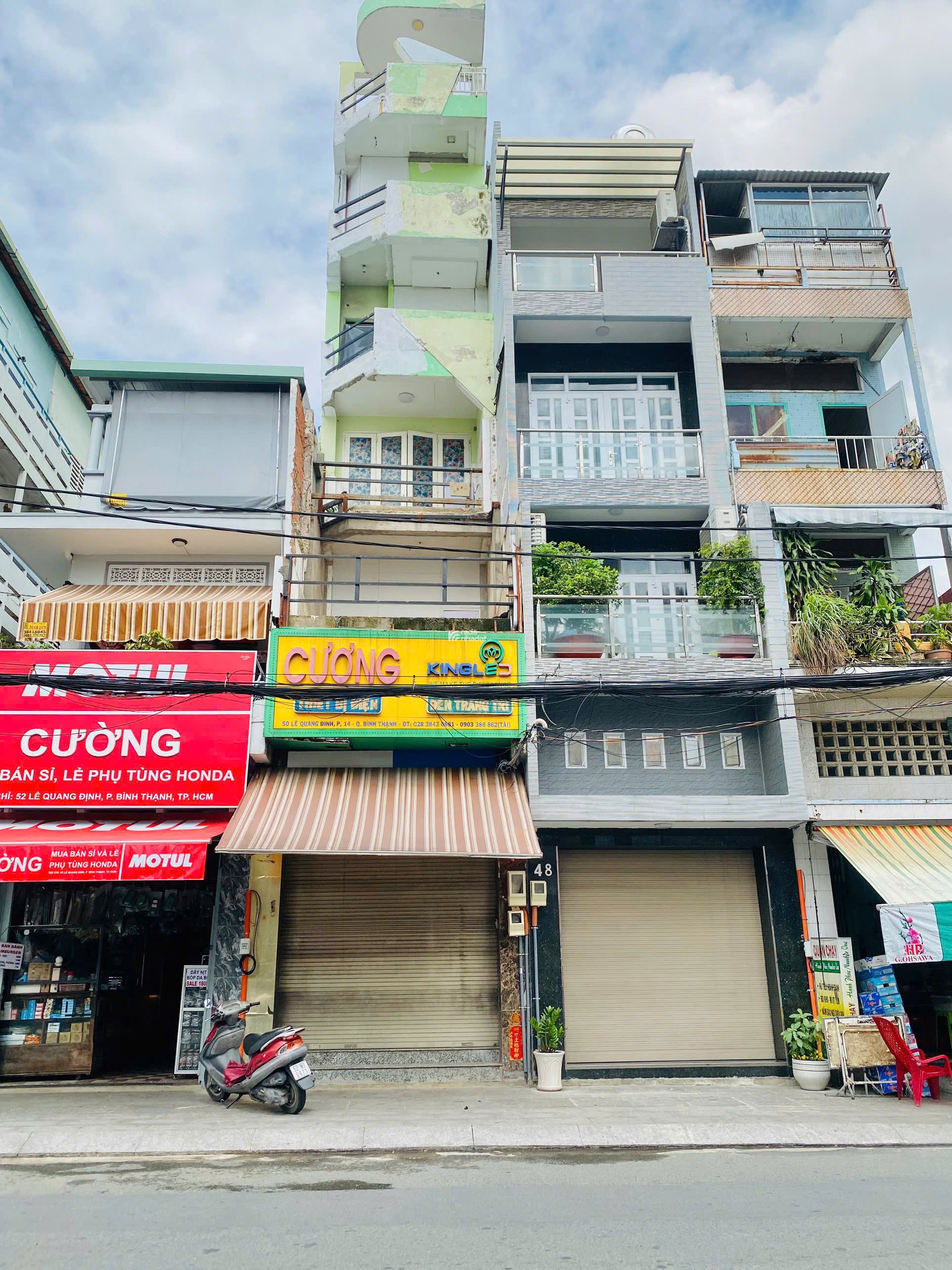 Bán nhà mặt tiền 60m2 , 6 tầng chỉ 14 tỷ đường Lê Quang Định, Bình Thạnh