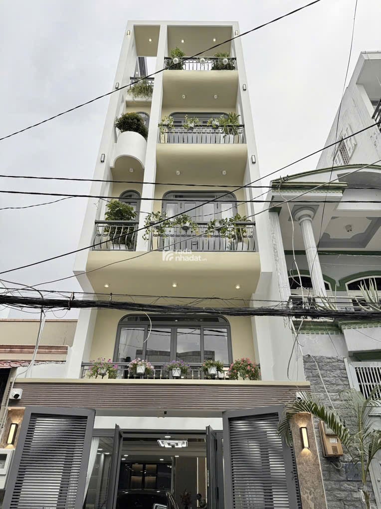 Nhà mới 5 tầng thang máy  Lê Văn Thọ  Gò Vấp  Xe hơi vào nhà  4x15m  Giá 9.98 Tỷ