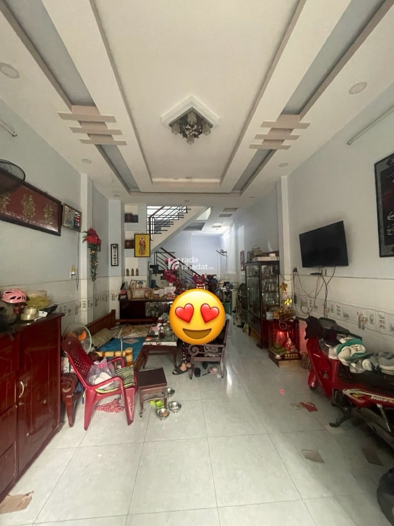 BÁN NHÀ MẶT TIỀN GẦN CHỢ GÒ XOÀI 50M2 3.8 TỶ BTCT BÌNH TÂN 