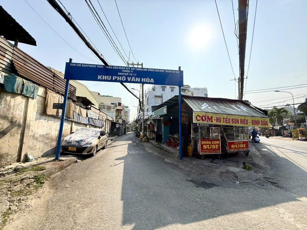 Nhà C4 Diện tích khủng  8x21m (169m2) Chỉ 12.2 Tỷ  Bùi Quang Là P12  Gò Vấp  Hẻm xe hơi 