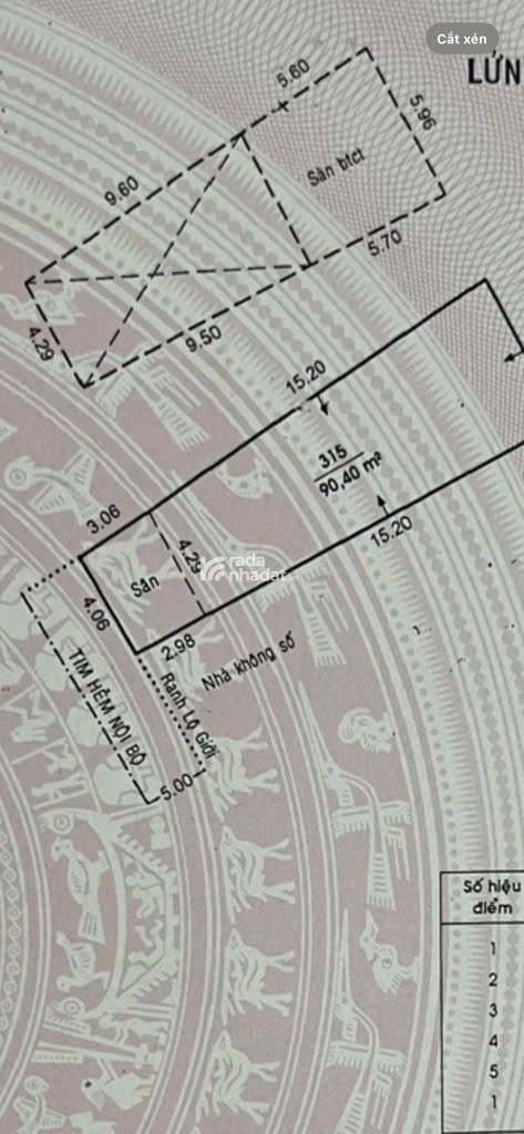 Bán gấp nhà Cấp 4 Trần Thái Tông  P15  Tân Bình   Hẻm 6m  91m2  nở hậu tài lộc  Giá 7.5 tỷ 