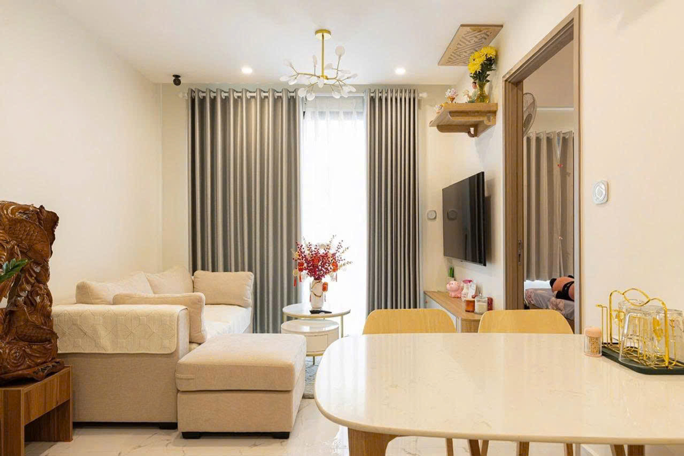 Căn 2PN đẹp BS10 The Beverly Solari, diện tích 59,20m2, giá 3,85tỷ