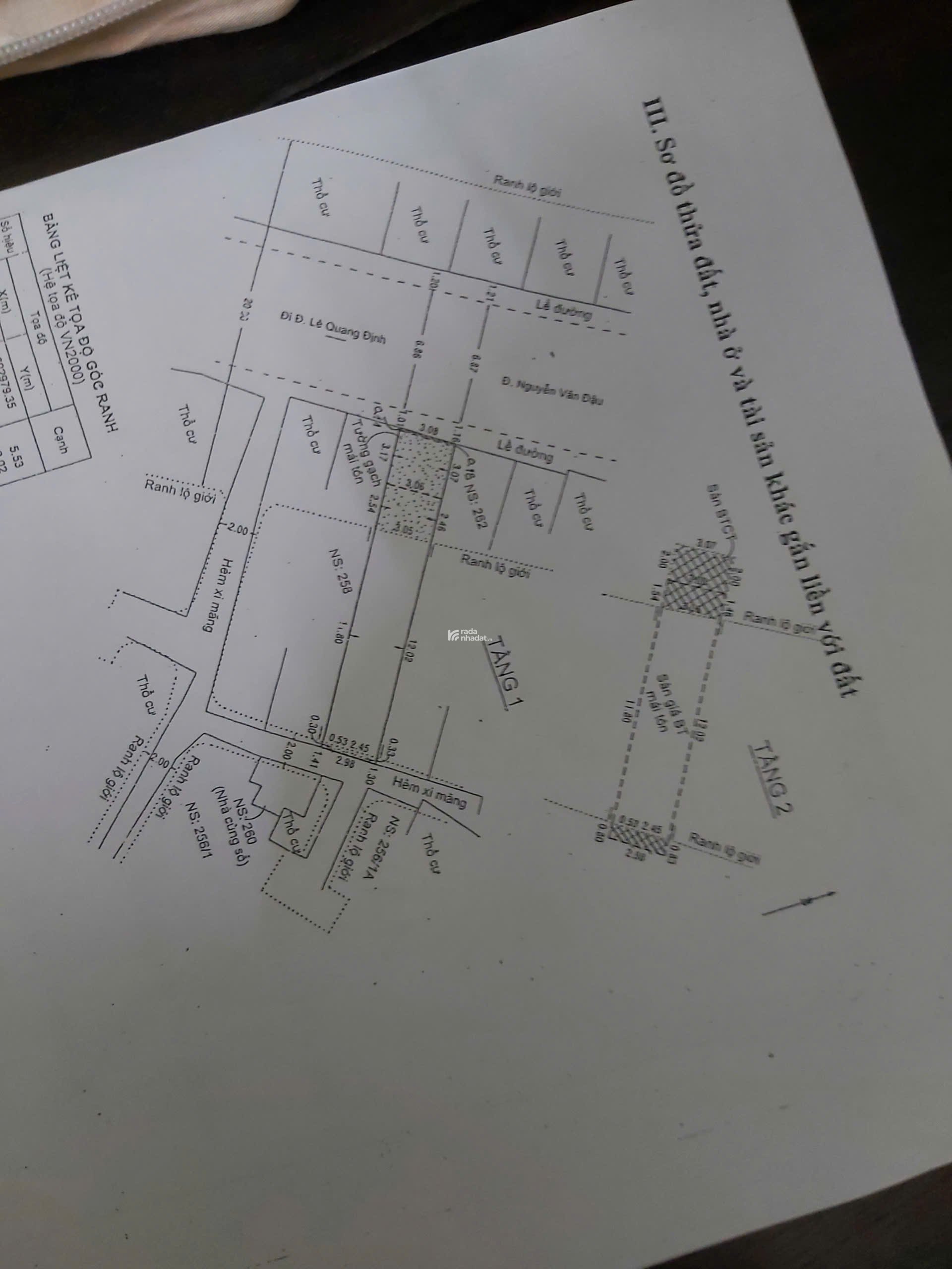 Nhà chính chủ bán mặt tiền Nguyễn Văn Đậu, ngay khu trung tâm an ninh tốt, kinh doanh sầm uất