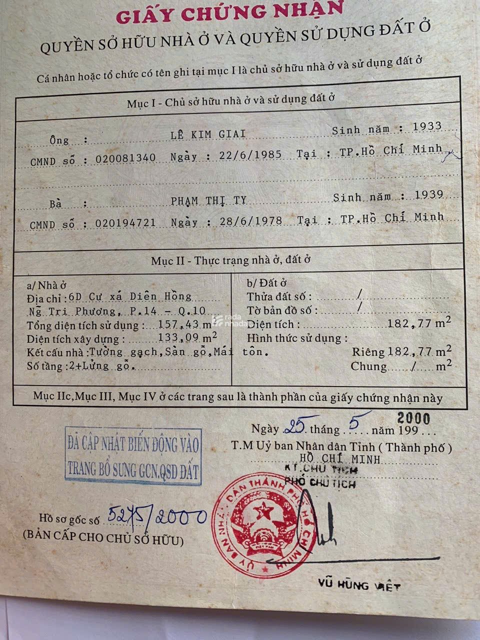 thành thái p14 quận 10. căn góc to lớn , 13x14,7