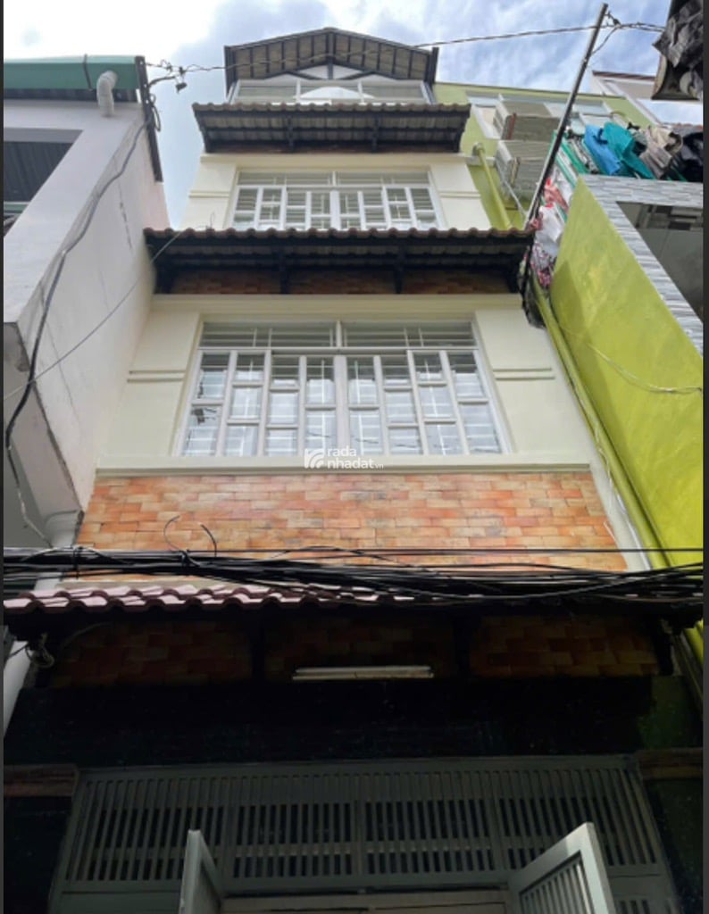 NHÀ 4 TẦNG - 25M2 - HẺM 4M THÔNG - DÒNG TIỀN 18 TR/T