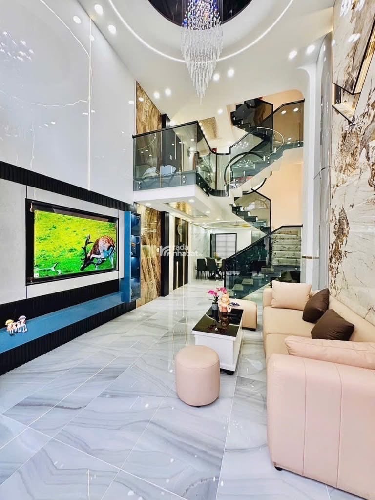 NHÀ PHỐ 4 TẦNG - XÂY MỚI FULL NỘI THẤT - 4x14 - GẦN CÔNG VIÊN LÀNG HOA - CHỈ 7.95 TỶ TL